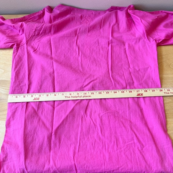 ROLLER RABBIT TUNIC M BARBIECORE COTTON  BEACH RESORT VACATION COASTAL GRANDMA - Picture 8 of 12